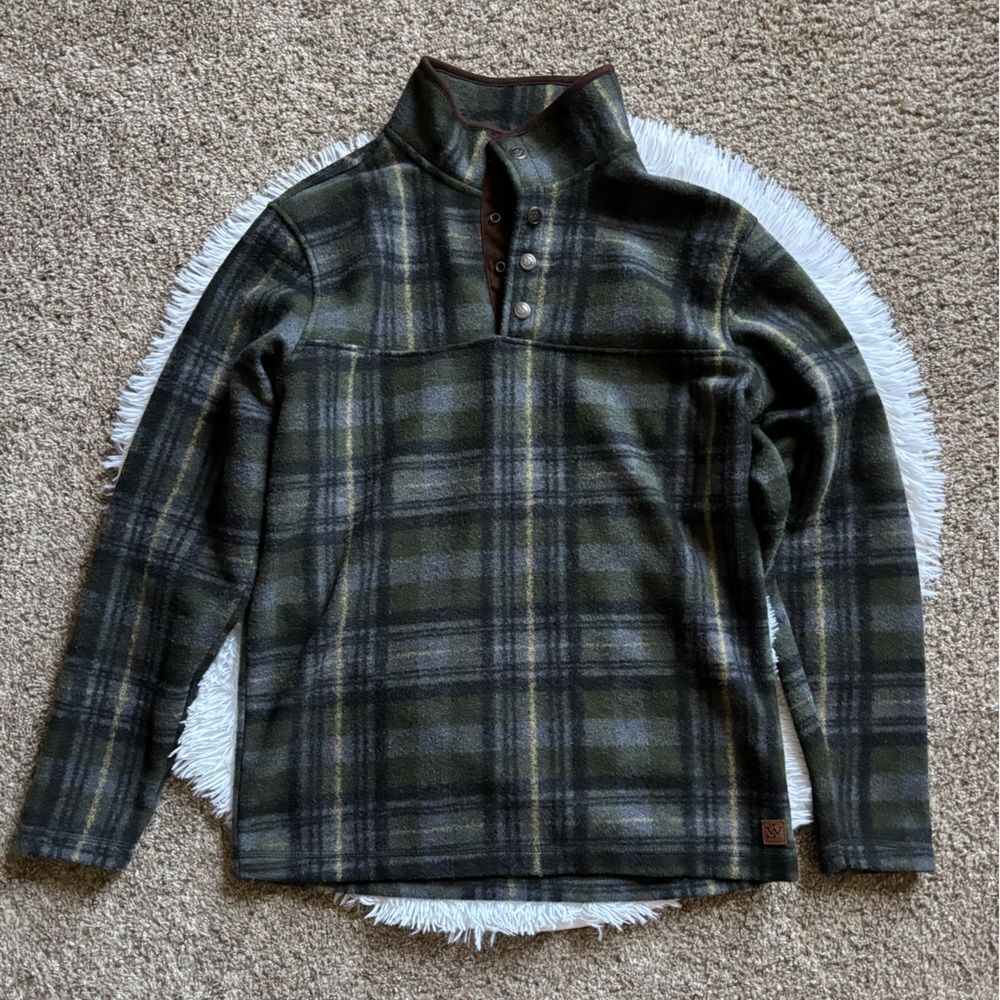 John‎ Wayne Fleece Pullover Shirt Mens Size Small